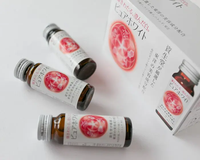 Nước uống trắng da của Nhật Pure White Shiseido 1 Các câu hỏi thường gặp về nước uống trắng da Shiseido Pure White