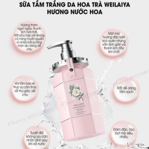 Sữa tắm trắng da hoa trà Weilaiya