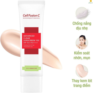 KEM CHỐNG NẮNG FUSHION C MÀU XANH- CHO DA DẦU