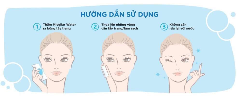 Cách sử dụng Nước Tẩy Trang La Roche-Posay Micellar Water Ultra Sensitive Skin Hướng dẫn sử dụng Nước Tẩy Trang La Roche-Posay Micellar Water Ultra Sensitive Skin