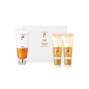 Set Kem chống nắng dưỡng ẩm The history of Whoo Gongjinhyang Essential UV Protective Sun Cream SPF50+, PA++++ 60ml