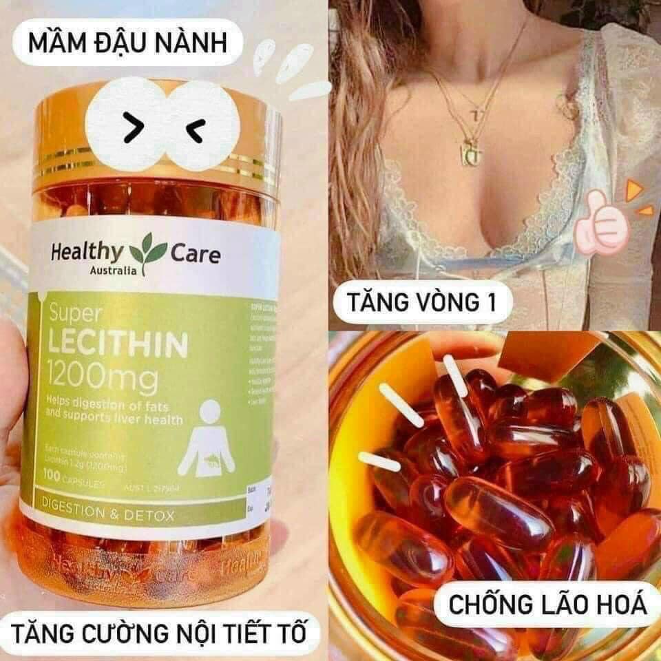 Viên Uống Mầm Đậu Nành Healthy Care Super Lecithin 2 vien uong mam dau nanh healthy care super lecithin 1393 1