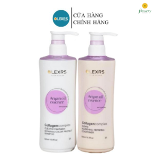 Cặp Dầu Gội Xả Olexrs Hair Salon Tím Giúp Phục Hồi Và Giữ Màu Cho Tóc 960ml