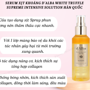 TINH CHẤT DƯỠNG D’ALBA WHITE TRUFFLE SUPREME