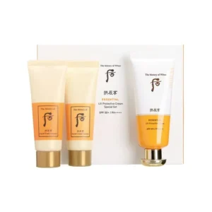 Set kem chống nắng Whoo vàng Whoo Essential Sun Cream SPF50+/PA+++