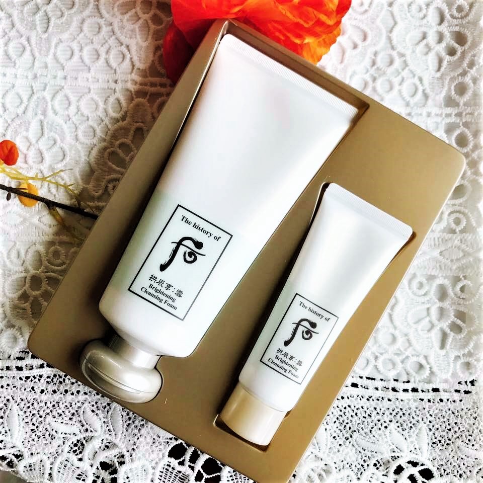 Bộ sữa rửa mặt sáng da Whoo Brightening Foam Cleanser