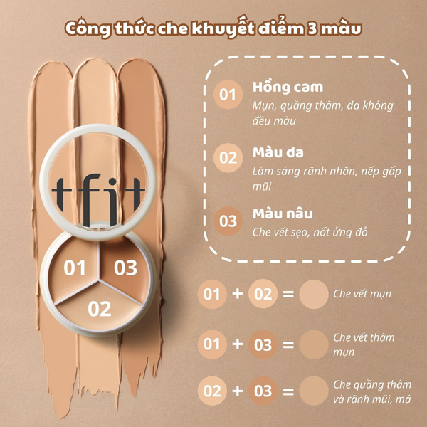 Che Khuyết Điểm Tfit Cover Up Pro Concealer 15g 2 che khuyet diem tfit cover up pro concealer 15g 2755 1