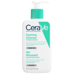 Sữa rửa mặt Cerave Foaming Facial Cleanser cho da dầu dạng gel tạo bọt 236ML