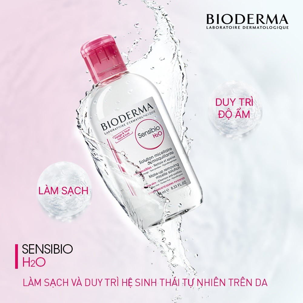 TẨY TRANG BIODERMA HỒNG 500ML 5 tay trang bioderma hong 500ml 3021 4