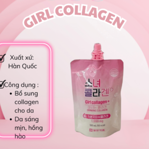Nước Uống Collagen Dạng Túi Girl Collagen+ Hàn Quốc Giúp Đẹp Da (100ml x 10 Túi)
