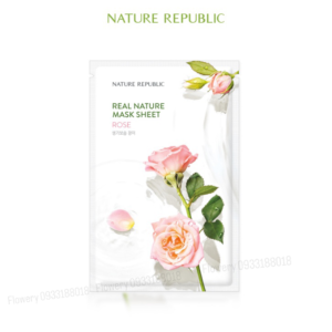 Mặt Nạ Giấy Nature Republic Chiết Xuất Hoa Hồng Tự Nhiên Real Nature Rose Mask 23ml