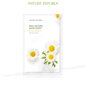 Mặt Nạ Giấy Nature Republic Chiết Xuất Hoa Cúc Tự Nhiên Real Nature Chamomile Mask 23ml
