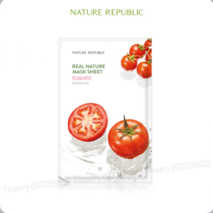 Mặt nạ giấy Real Nature Tomato Mask Sheet Nature Republic 23ml