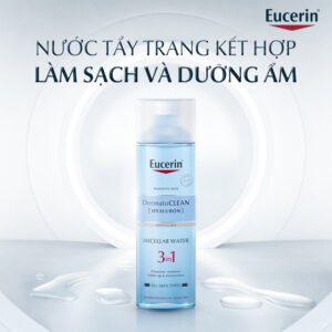 Nước Tẩy Trang Eucerin Dịu Nhẹ Cho Da Nhạy Cảm 400ml DermatoCLEAN Micellar Water 3 In 1