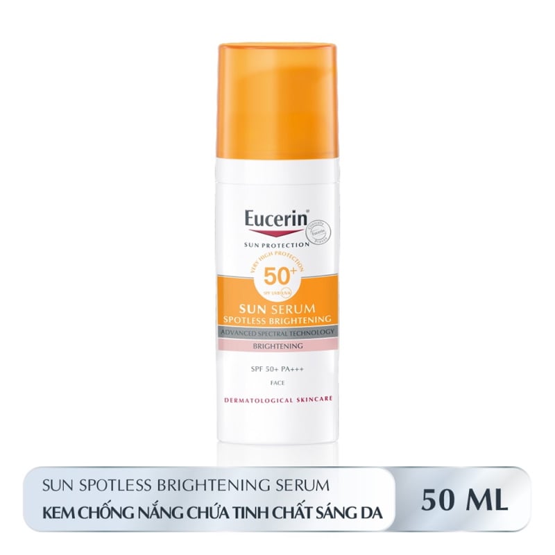 Serum Chống Nắng Eucerin Dưỡng Trắng Da Sun Spotless Brightening Serum SPF 50+/PA+++ 50ml 1 Serum Chống Nắng Eucerin Dưỡng Trắng Da Sun Spotless Brightening Serum SPF 50+/PA+++ 50ml