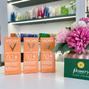 Kem Chống Nắng Vichy Cho Da Dầu, Không Nhờn Rít Dry Touch SPF50+ 50ml