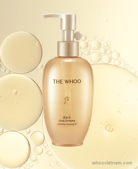 Whoo Essential Cleansing Oil  dau tay trang whoo vang whoo essential cleansing oil 200ml 3712
